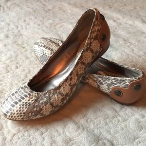 b. Makowsky Snakeprint Ballet Flats
